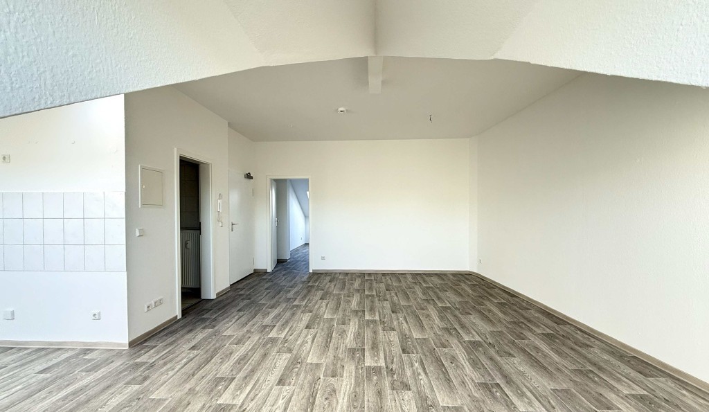 Blick ins Schlafzimmer