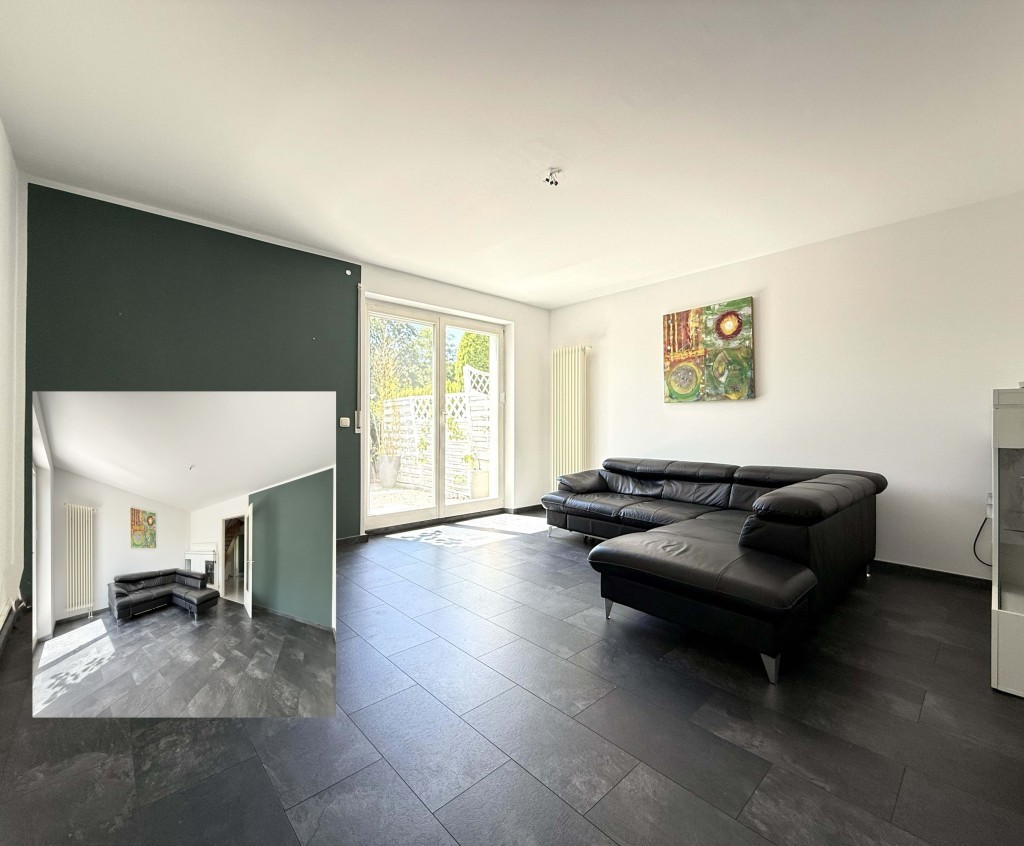 Wohnzimmer mit Terrassenausgang